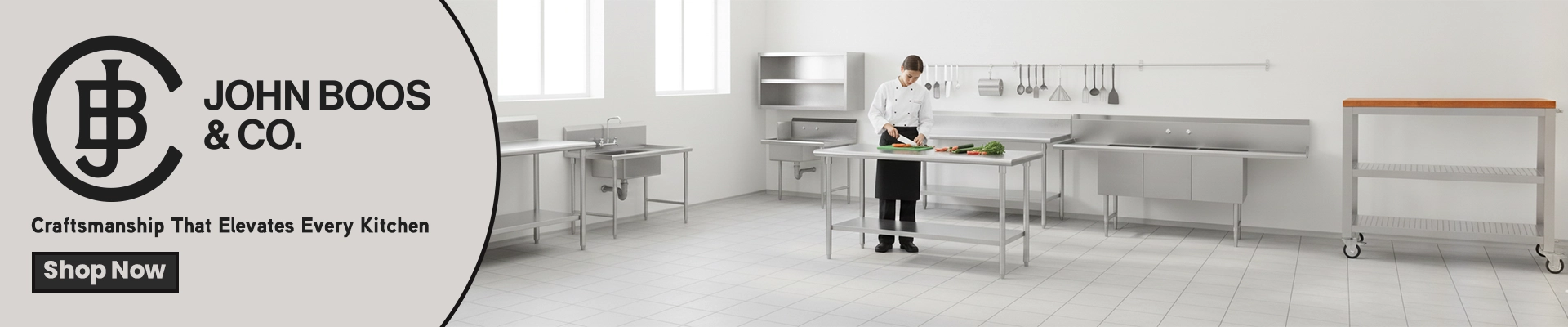 John Boos brand banner